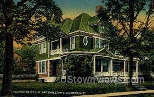 Residence of L.A. McPhillamy - Liberty, New York