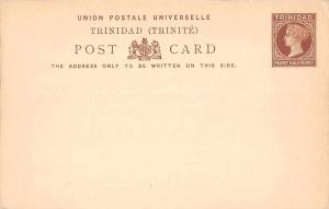 Trinidad Trinite Union Postale Penny Half Penny Postal Antique Postcard J74738