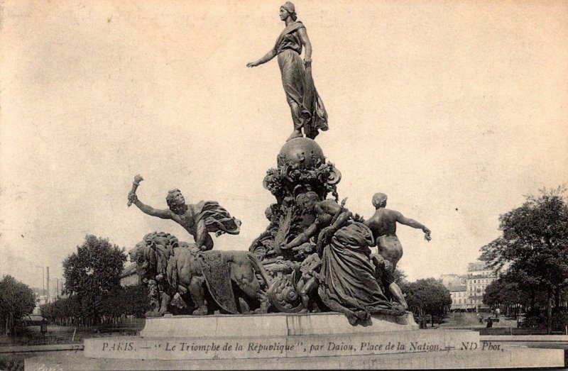 France Paris Le Triomphe de la Republique