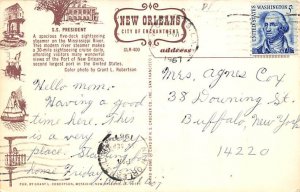 SS President Ferry Boats Ship Postcard