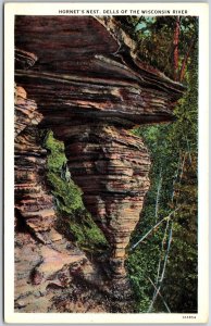 Hornets Nest Dells Of The Wisconsin River Rock Formation Pillar Postcard