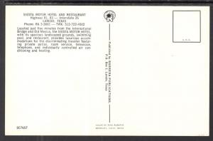 Siesta Motor Hotel and Restaurant,Laredo,TX