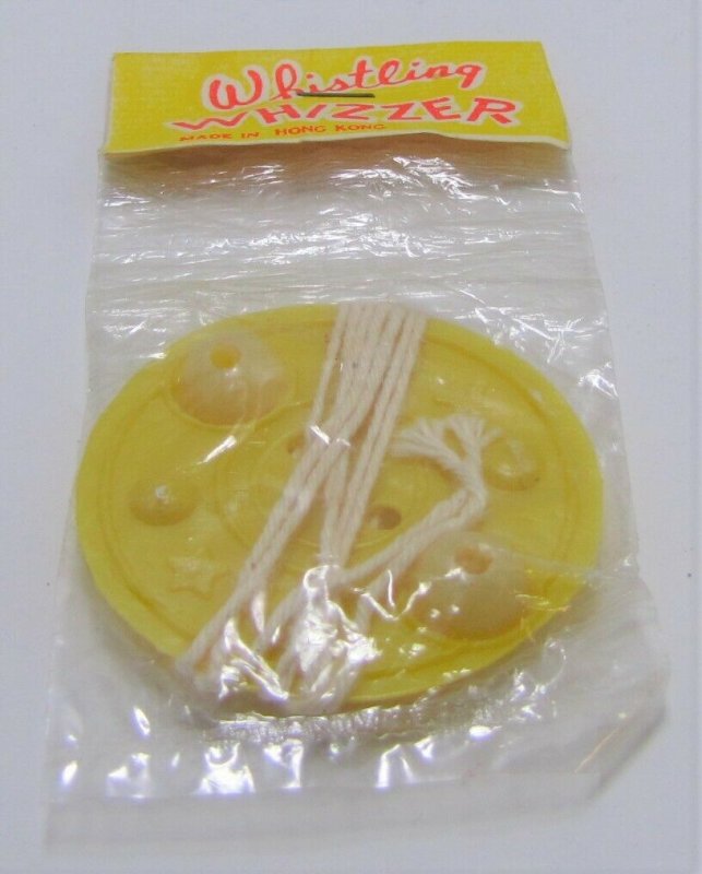 Vintage Whistling WHIZZER Toy New in Package NOS Made in Hong Kong