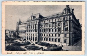 Trieste Palazzo delle Poste e Telegrafi ITALY Postcard