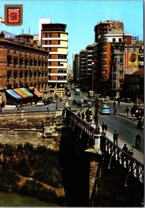 Spain Murcia Puente Viejo y Avenida Jose Antonio Vintage Postcard BS.26