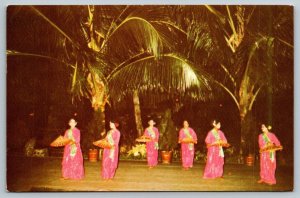 Villa Saujana Singapore  Food Cover Dance  Malayan Night    Postcard