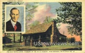 Harold Bell Wright, Old Matt's Cabin Branson MO Unused