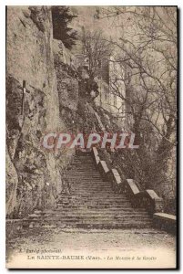 Old Postcard La Sainte Baume Var La Montee's Cave