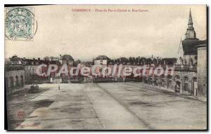 Old Postcard Commercy Place Du Fer A Cheval And Rue Carnot