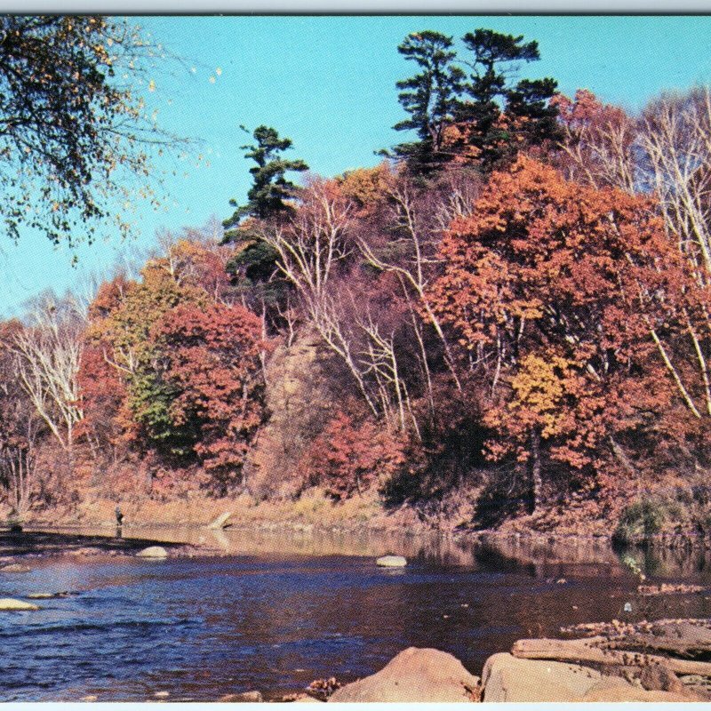 c1960s Eldora / Steamboat Rock, IA Falling Rock Iowa River Hardin Co Luiken A230