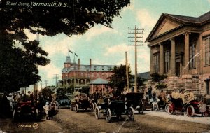 Canada Nova Scotia Yarmouth Street Scene 1920