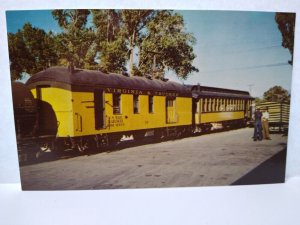 Railroad Postcard Virginia & Truckee 23 Line Locomotive Train Audio Visual RP352