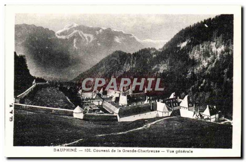 Dauphine Postcard Old Convent of the Grande Chartreuse Vue generale