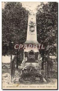 Old Postcard Mourmelon Le Grand Monument Of Remembrance French