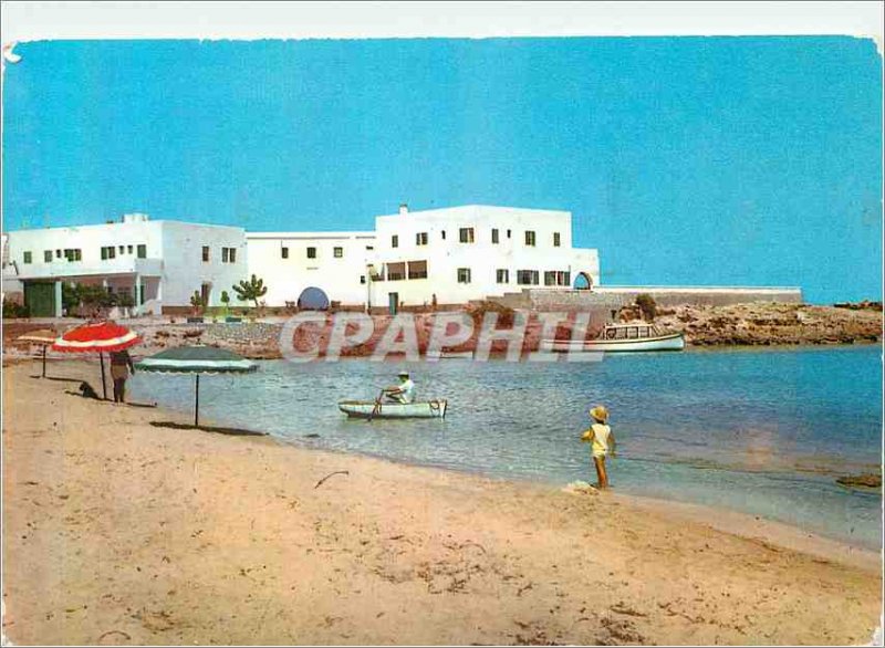 Postcard Modern Farmentera (Baleares) Hotel Roca Bella and Es Beach Pujois