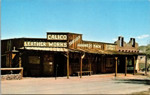 Vtg Calico Ghost Town Mining Town San Bernardino County California CA Postcard