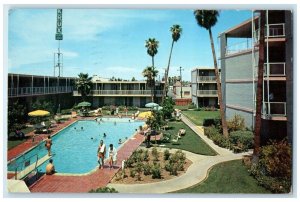 1950 Sahara Hotel And Swimming Pool Phoenix Arizona AZ Posted Vintage Postcard