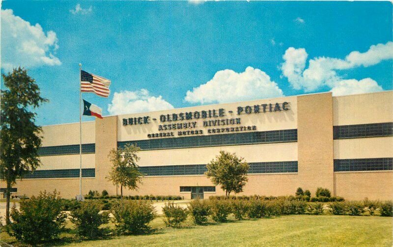 Arlington Texas General Motors Assembly Plant Crocker Postcard 20-5300