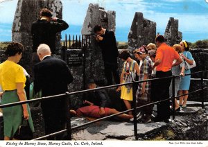 Kissing the Blarney Stone Co Cork Ireland Postal Used Unknown 