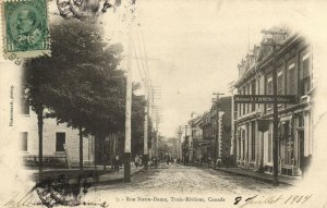 PC CPA CANADA, TROIS RIVIÉRES, RUE NOTRE DAME, Vintage Postcard (b17147)