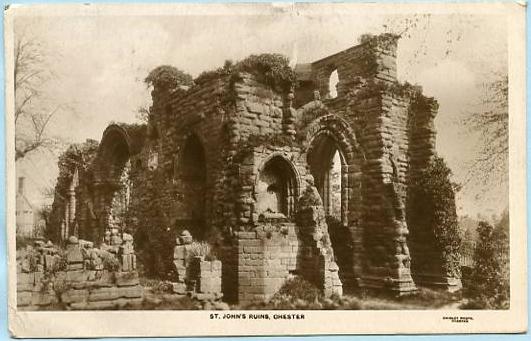 UK - England, Chester, St. John's Ruins    *RPPC