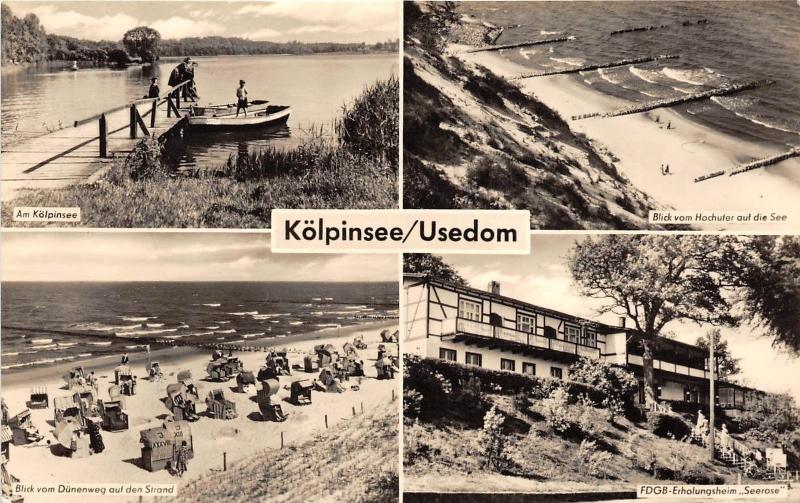 BG15586 kolpinsee usedom boat  germany CPSM 14x9cm