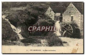 Old Postcard En Morvan The jump of Gouloux (mill mill)