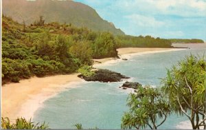 Postcard HI Kauai Lumahai Beach