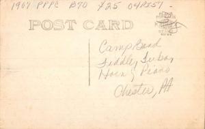 Chester Pennsylvania Camp Band Real Photo Antique Postcard K89344