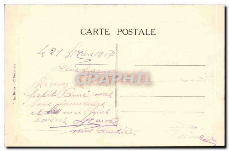 Chateauroux - The Monument Affairs - 1870 - Old Postcard