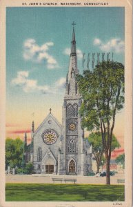 WATERBURY, Connecticut, PU-1942; St. John's Church