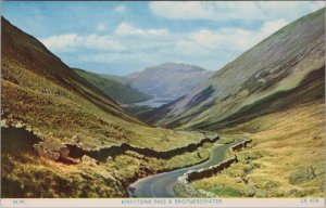 Cumbria Postcard - Kirkstone Pass & Brotherswater, Lake District  RS31368
