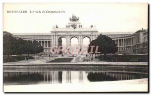 Old Postcard The Brussels Cinquantenaire Arcade