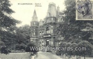 Kasteel Chateau Willebroeck, Belgium 1920 Stamp on front 