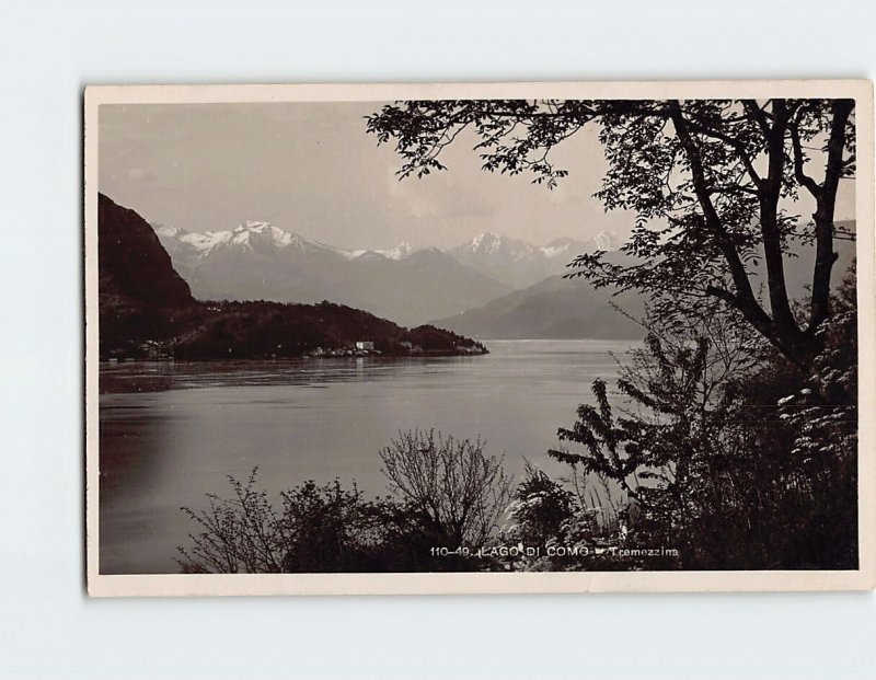 Postcard Beautiful Lake Como Italy