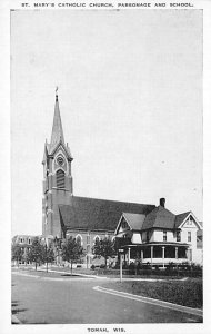 Saint Mary's Catholic Church Parsonage And School Tomah WI 