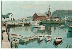 Lot 3 Rockport Maine Port & Headlands Très Grande Carte Postale