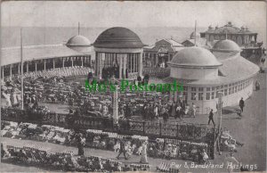 Sussex Postcard - Hastings Pier and Bandstand    RS34108