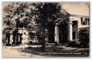 1940 Canaan Street Lodge Canaan Street New Hampshire NH Vintage Postcard 