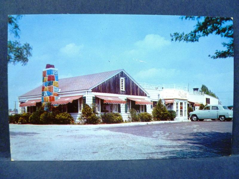 Postcard NJ Pennsauken Kents Chimney House Restaurant