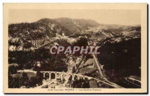 Old Postcard Morez Tourist Four Viaducts