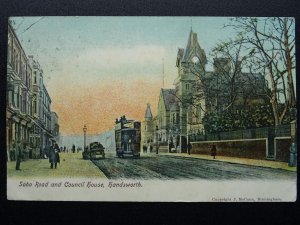 Birmingham HANDSWORTH Soho Road & Council House c1904 Postcard by J. McCann