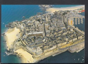 France Postcard - Aerial View of Saint-Malo, Bretagne   T8448