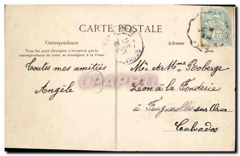 Old Postcard Luc Sur Mer