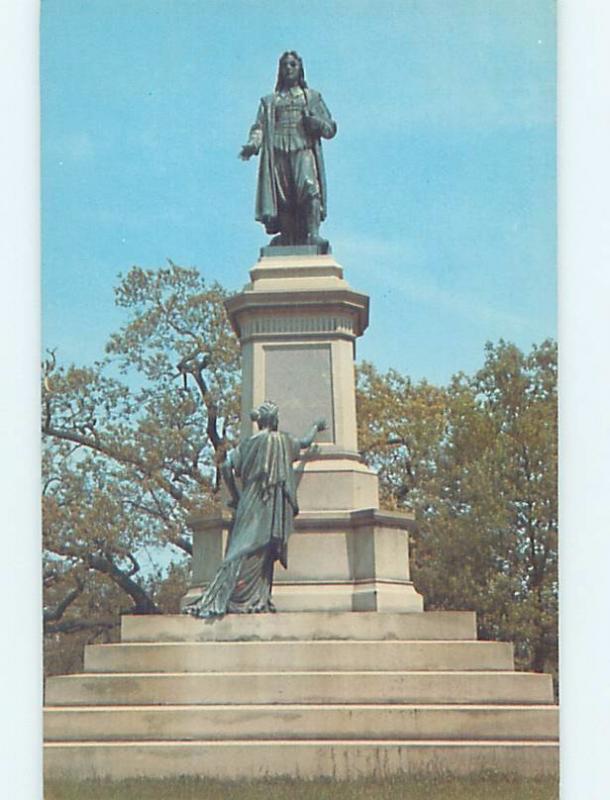 Unused Pre-1980 MONUMENT SCENE Providence Rhode Island RI F1947