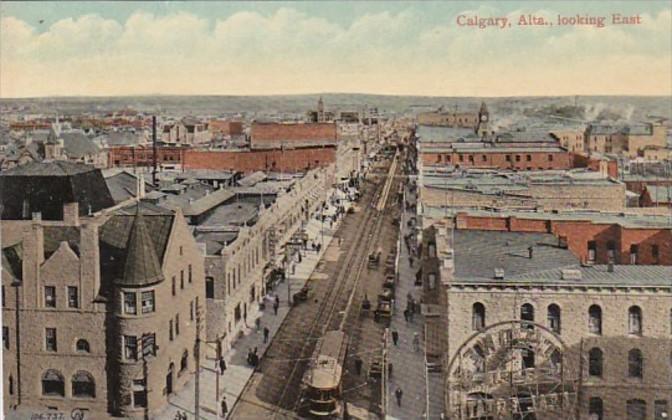 Canada Calgary Looking East