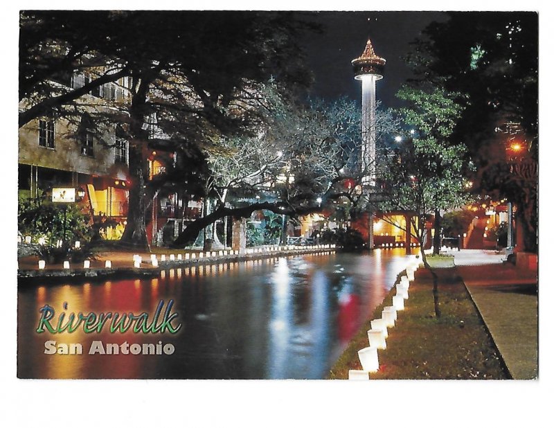 Riverwalk San Antonio Texas by Night  4 by 6