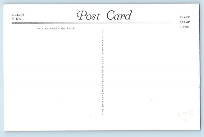 Salinas California Postcard Post Office Building 1940 Vintage Antique Clear View