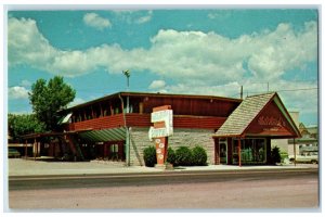 c1950's The Downtowner Motel Whitefish Montana MT Vintage Unposted Postcard
