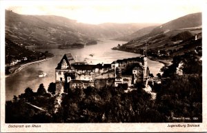 Germany Bacharach am Rhein Vintage RPPC 09.80